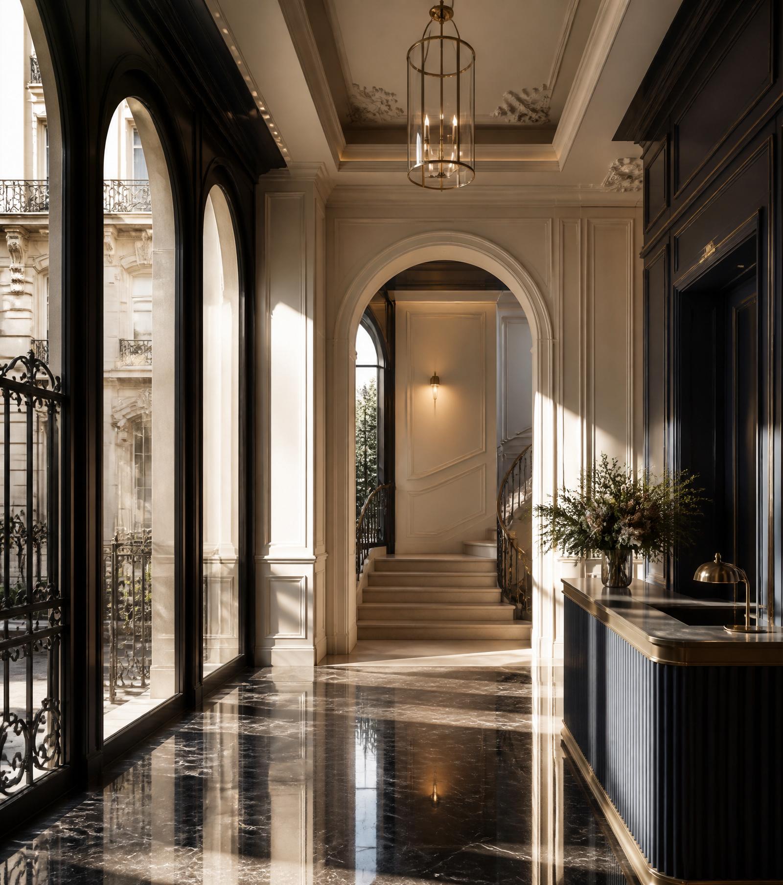 Intérieur haussmannien d'exception